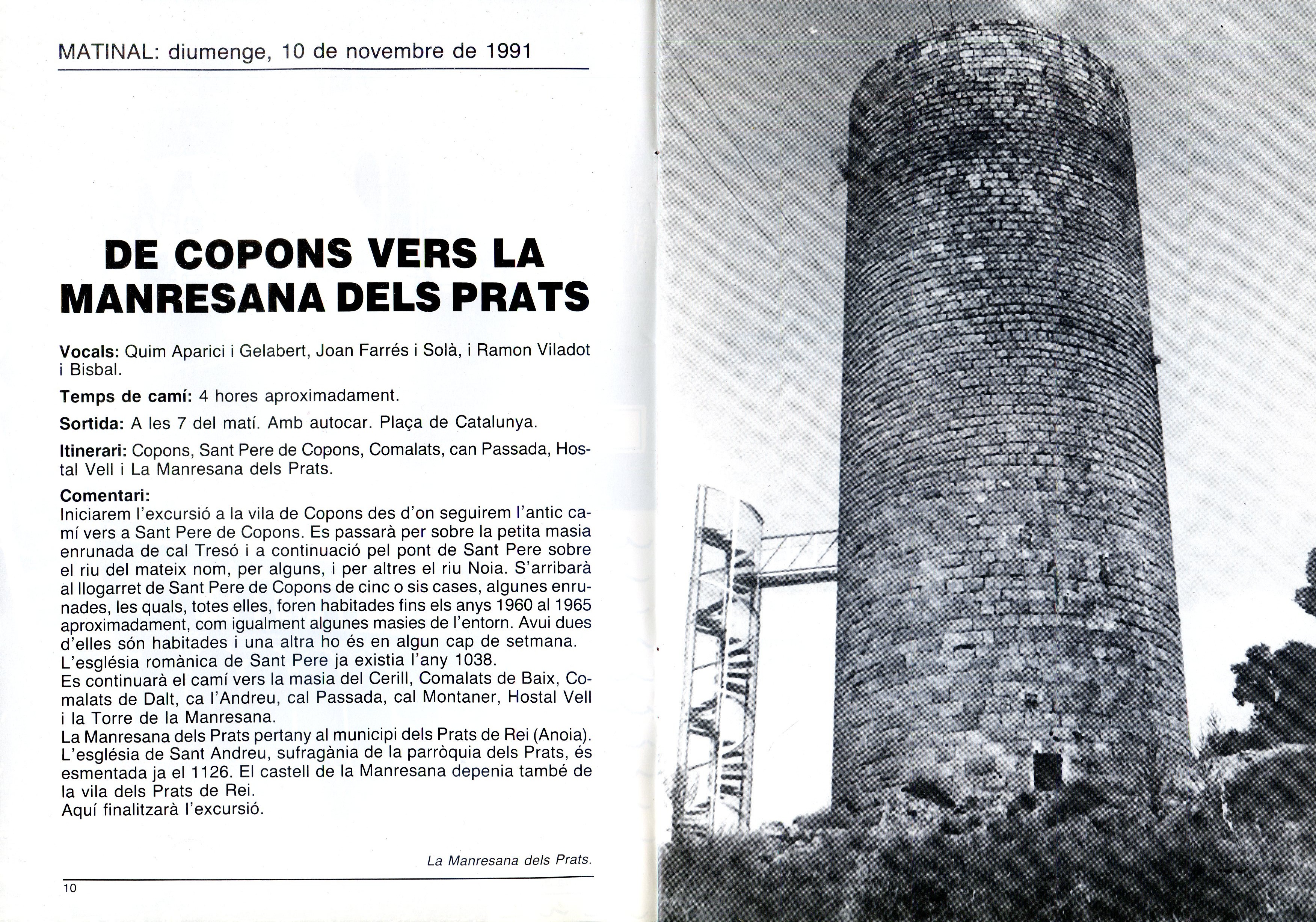 Excursions temporada 1991-1992 - Miniatura 3